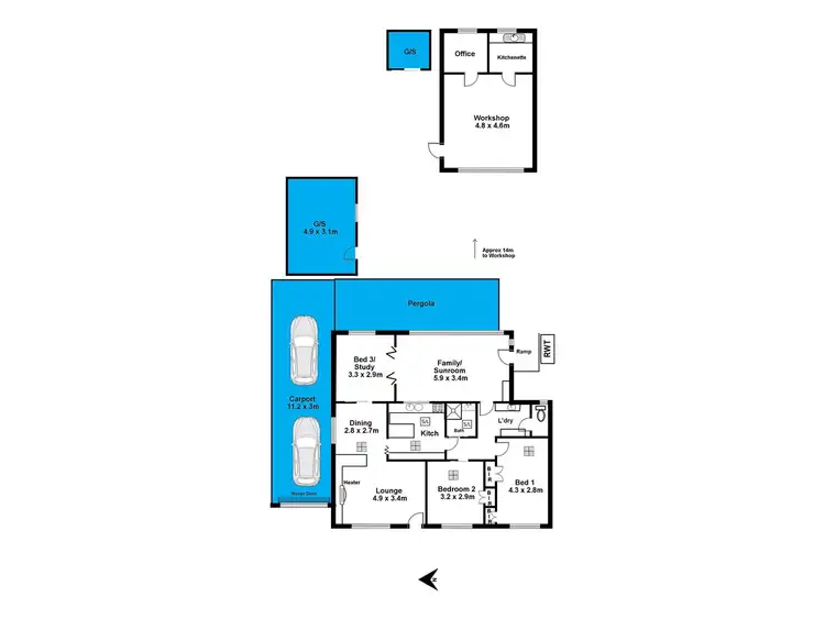 Floorplan of Homely house listing, 7 Elgin Avenue, Warradale SA 5046
