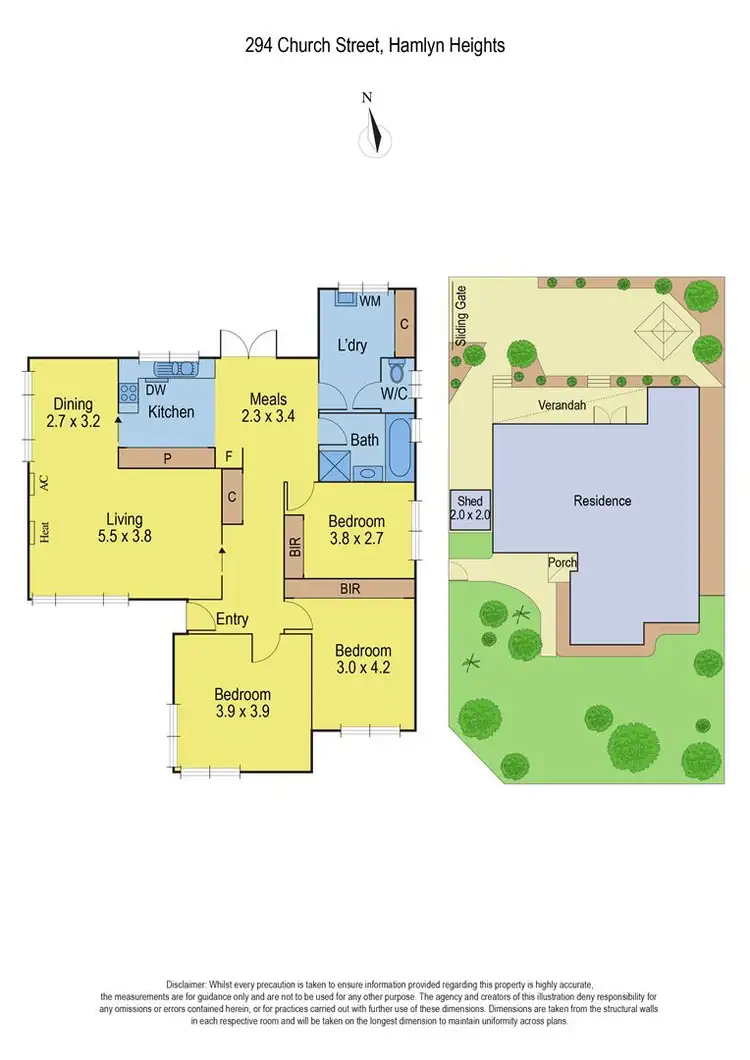 Floorplan of Homely house listing, 294 Church Street, Hamlyn Heights VIC 3215