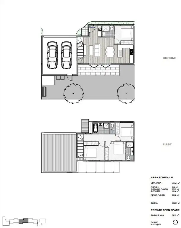 Floorplan of Homely house listing, Lot 3/4 Parker Street, Clayton VIC 3168