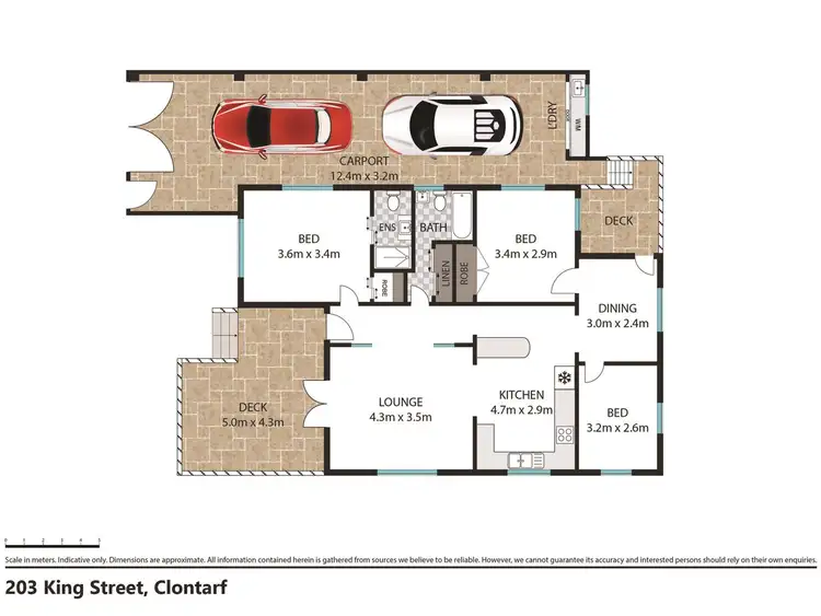Floorplan of Homely house listing, 203 King St, Clontarf QLD 4019
