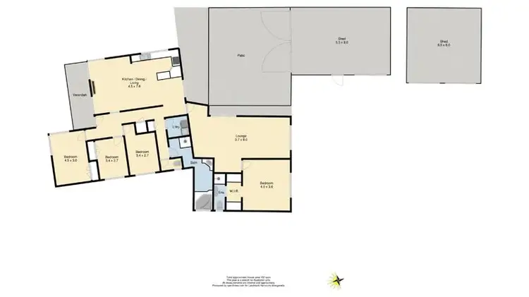 Floorplan of Homely house listing, 45 Williams Road, Wangaratta VIC 3677