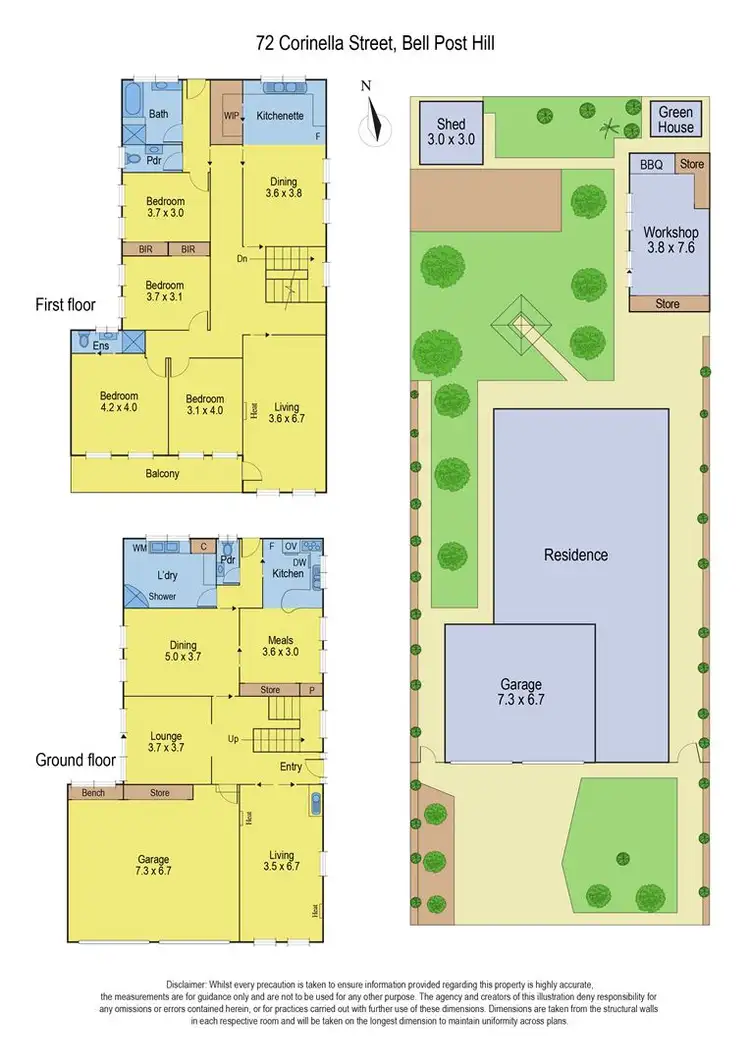 Floorplan of Homely house listing, 72 Corinella Street, Bell Post Hill VIC 3215