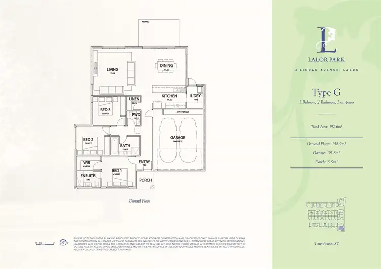Floorplan of Homely house listing, 87/3 Linoak Avenue, Lalor VIC 3075