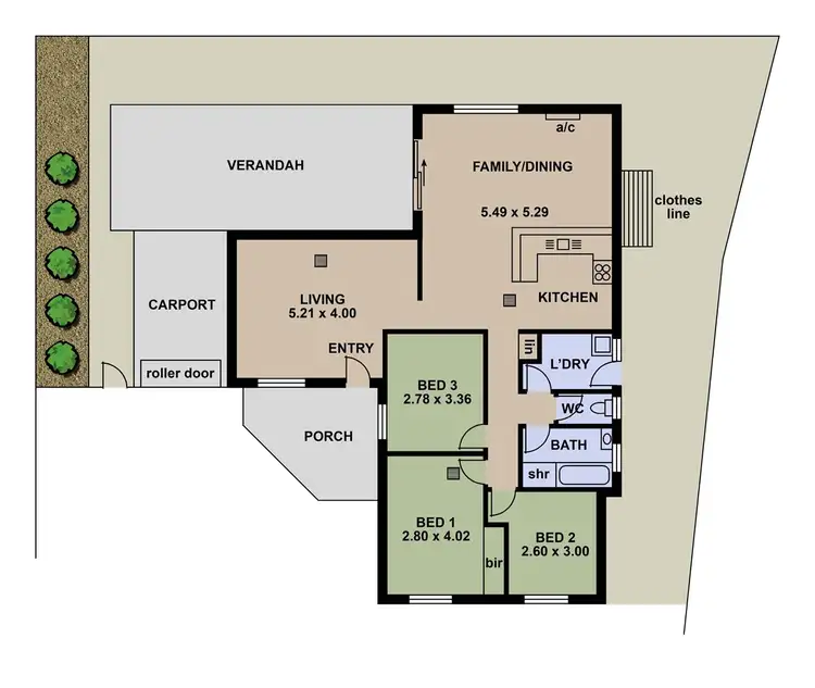 Floorplan of Homely house listing, 34 Meadow Way, Hackham West SA 5163