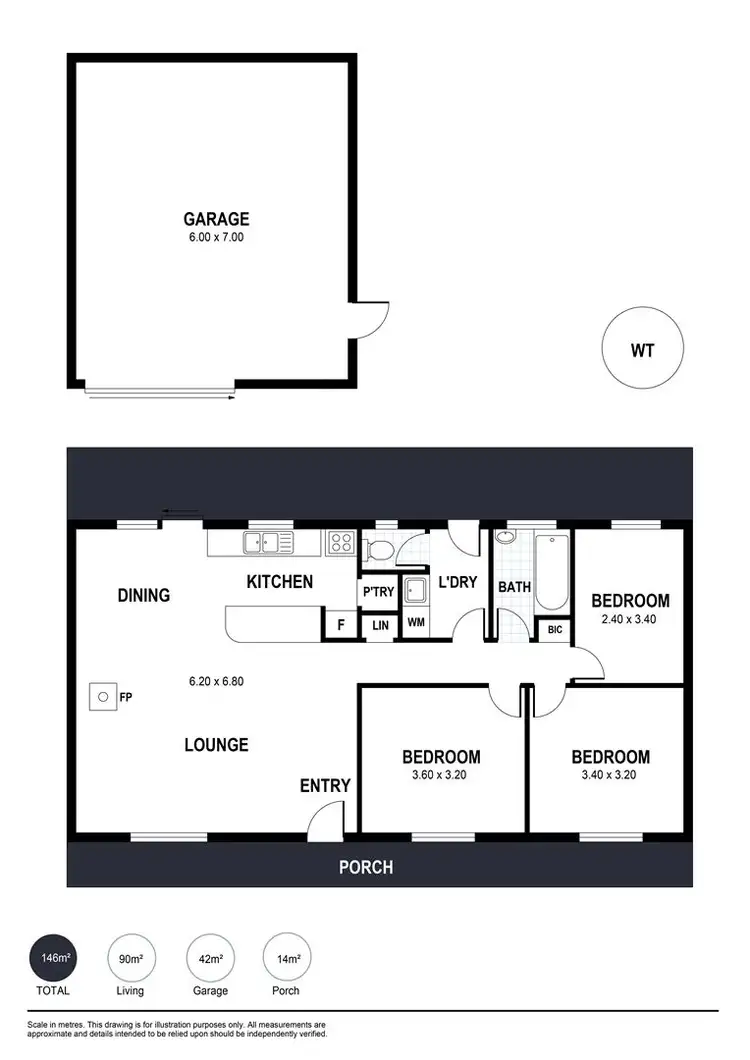 Floorplan of Homely house listing, 8 Oakham Street, Encounter Bay SA 5211