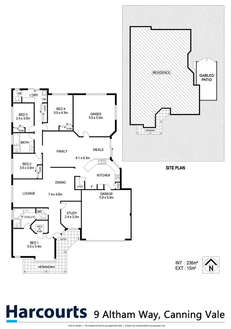 Floorplan of Homely house listing, 9 Altham Way, Canning Vale WA 6155