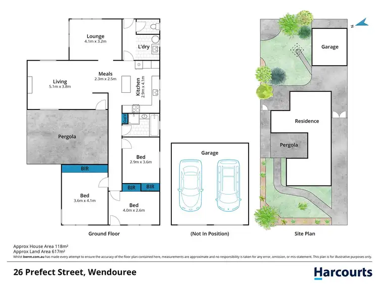 Floorplan of Homely house listing, 26 Prefect Street, Wendouree VIC 3355