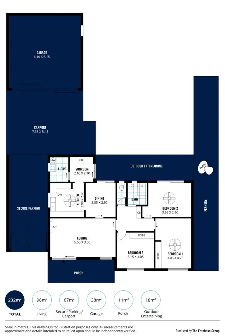 Floorplan of Homely house listing, 129 Avenue Road, Clarence Gardens SA 5039