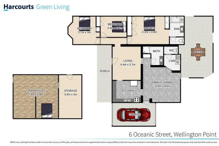 Floorplan of Homely house listing, 6 Oceanic Street, Wellington Point QLD 4160
