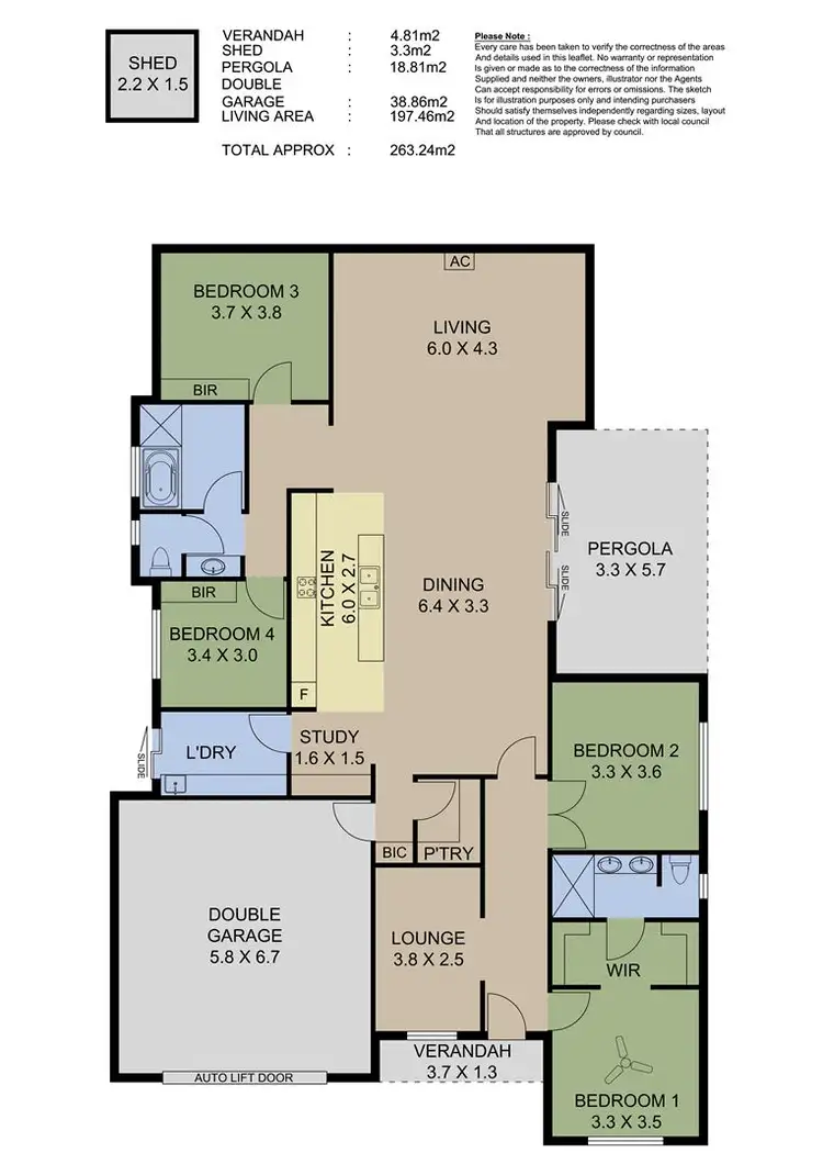 Floorplan of Homely house listing, 5 Graham Close, Mount Barker SA 5251