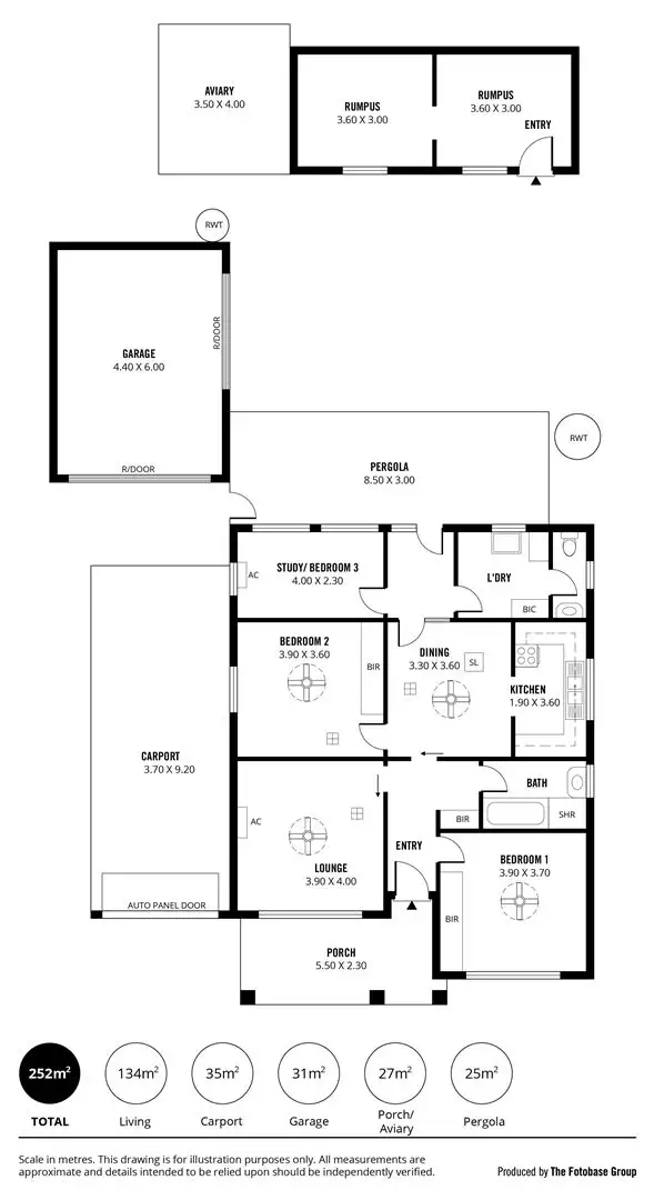 Floorplan of Homely house listing, 20 Tungara Avenue, Croydon Park SA 5008