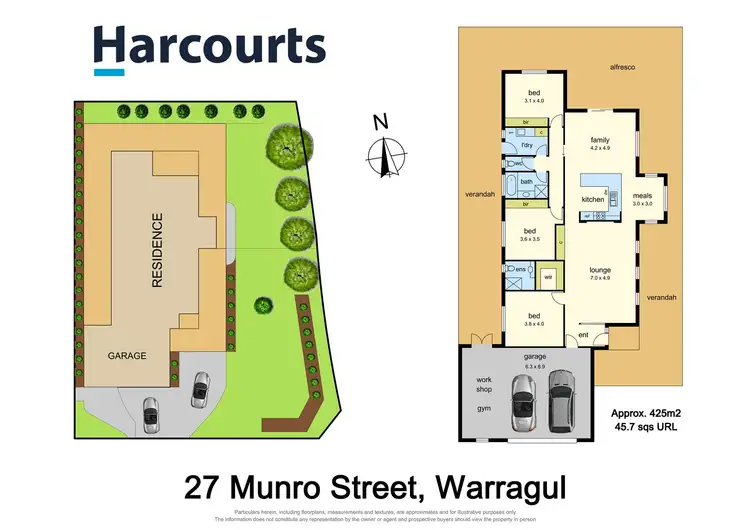 Floorplan of Homely house listing, 27 Munro Street, Warragul VIC 3820