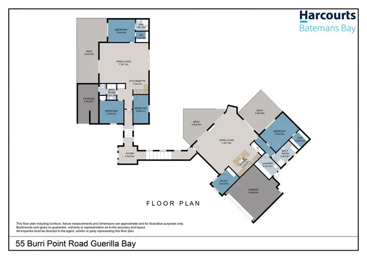 Floorplan of Homely house listing, 55 Burri Point Road, Guerilla Bay NSW 2536