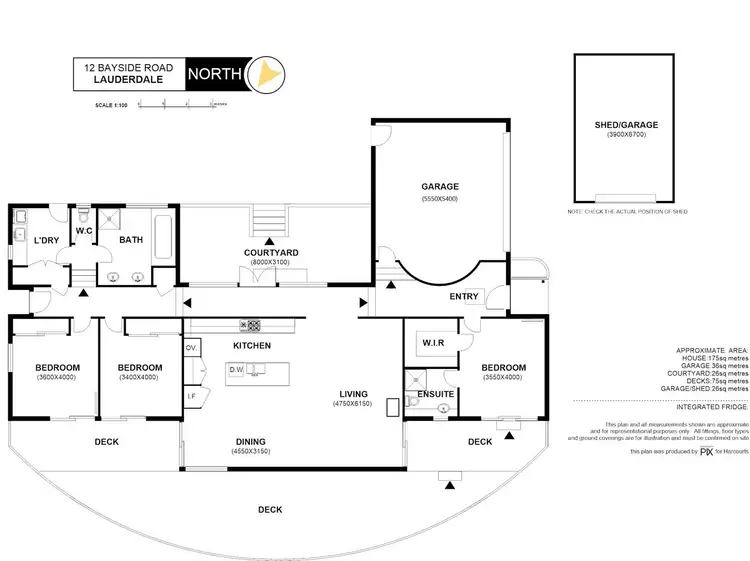 Floorplan of Homely house listing, 12 Bayside Drive, Lauderdale TAS 7021