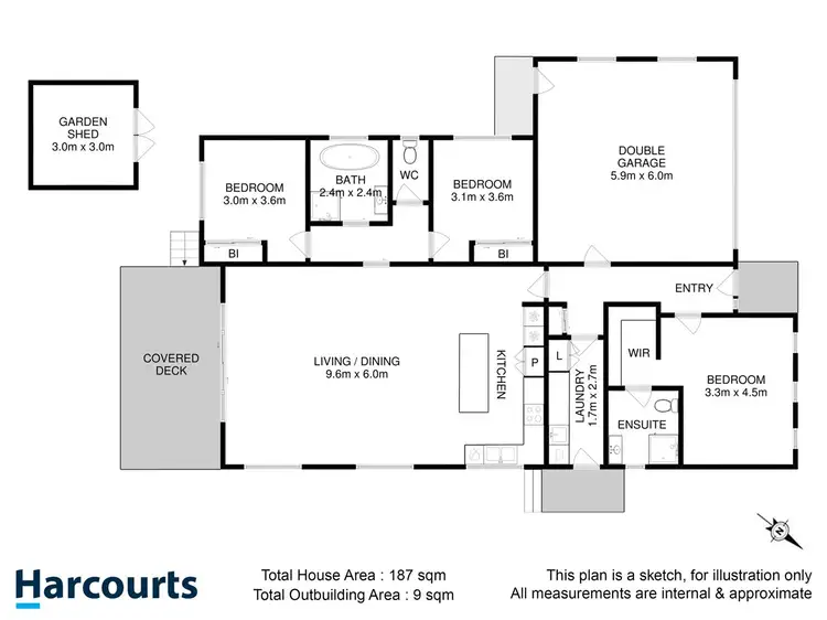 Floorplan of Homely house listing, 54 Helen Street, Ranelagh TAS 7109