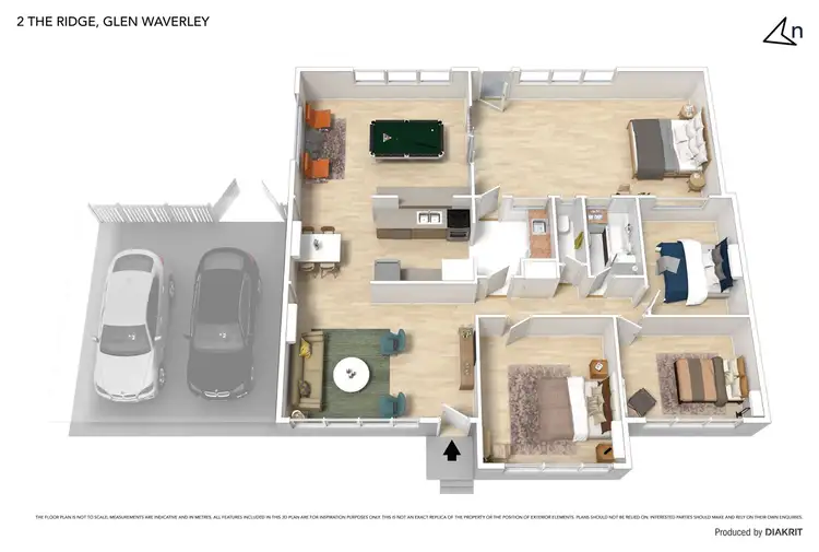 Floorplan of Homely house listing, 2 The Ridge, Glen Waverley VIC 3150