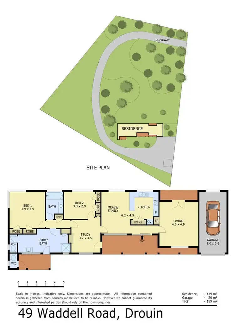 Floorplan of Homely house listing, 49 Waddell Road, Drouin VIC 3818