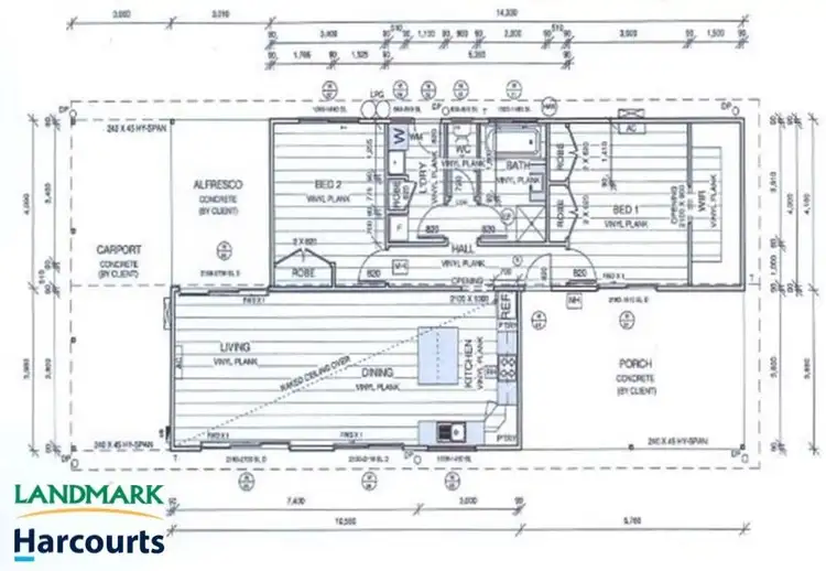 Floorplan of Homely house listing, 10 Panorama Drive, Woodside Beach VIC 3874