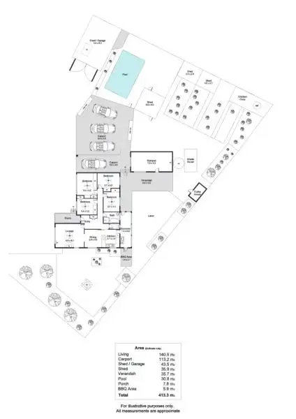Floorplan of Homely house listing, 5 and 6 Peyton Place, Hackham West SA 5163