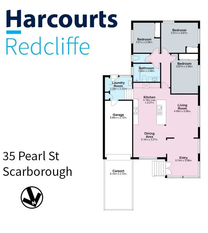 Floorplan of Homely house listing, 35 Pearl Street, Scarborough QLD 4020