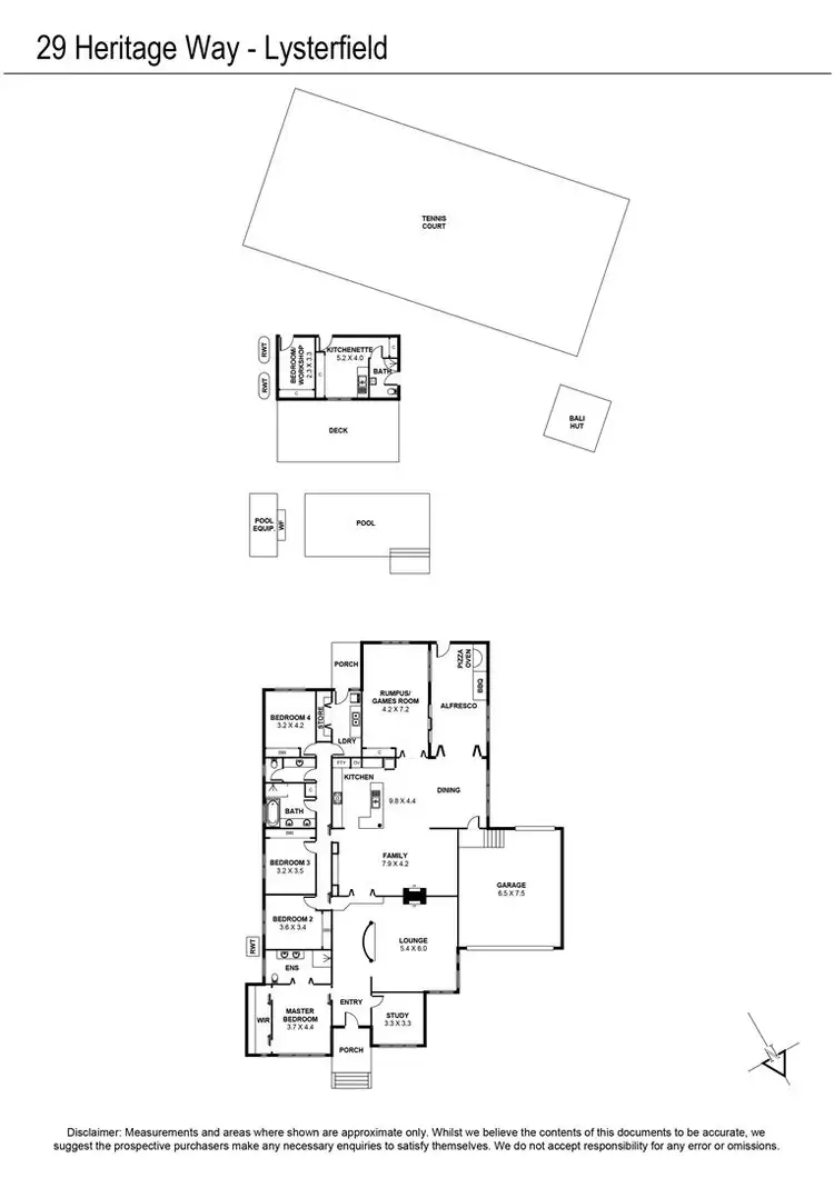 Floorplan of Homely house listing, 29 Heritage Way, Lysterfield VIC 3156