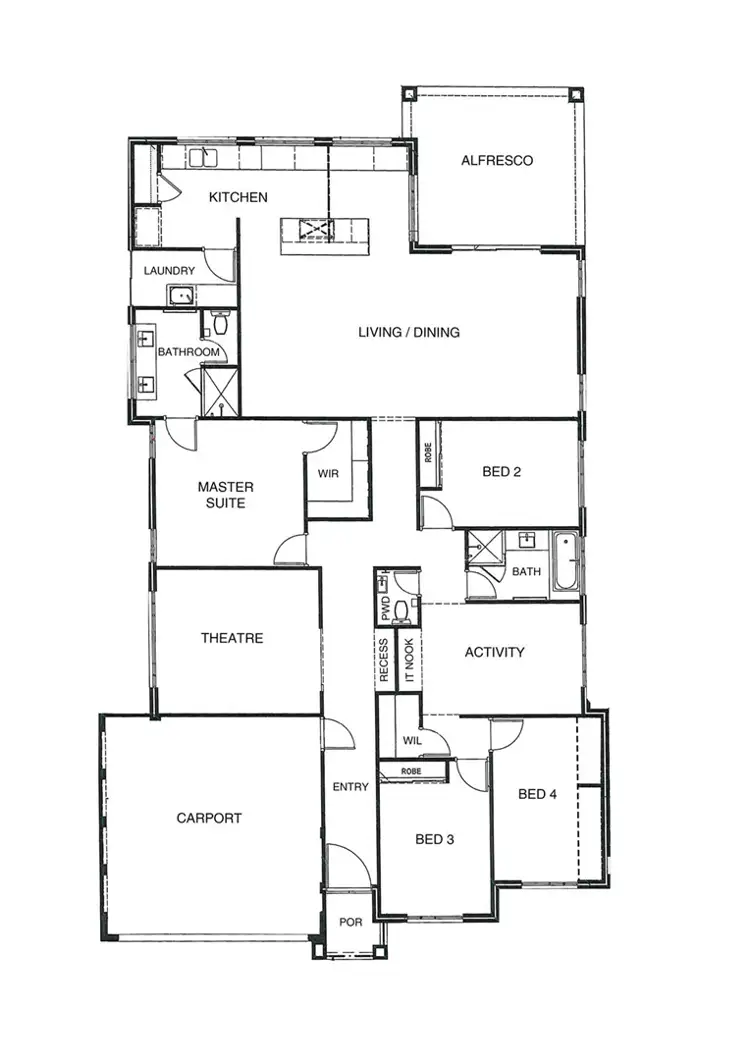 Floorplan of Homely house listing, 10 Sandalwood Close, Falcon WA 6210