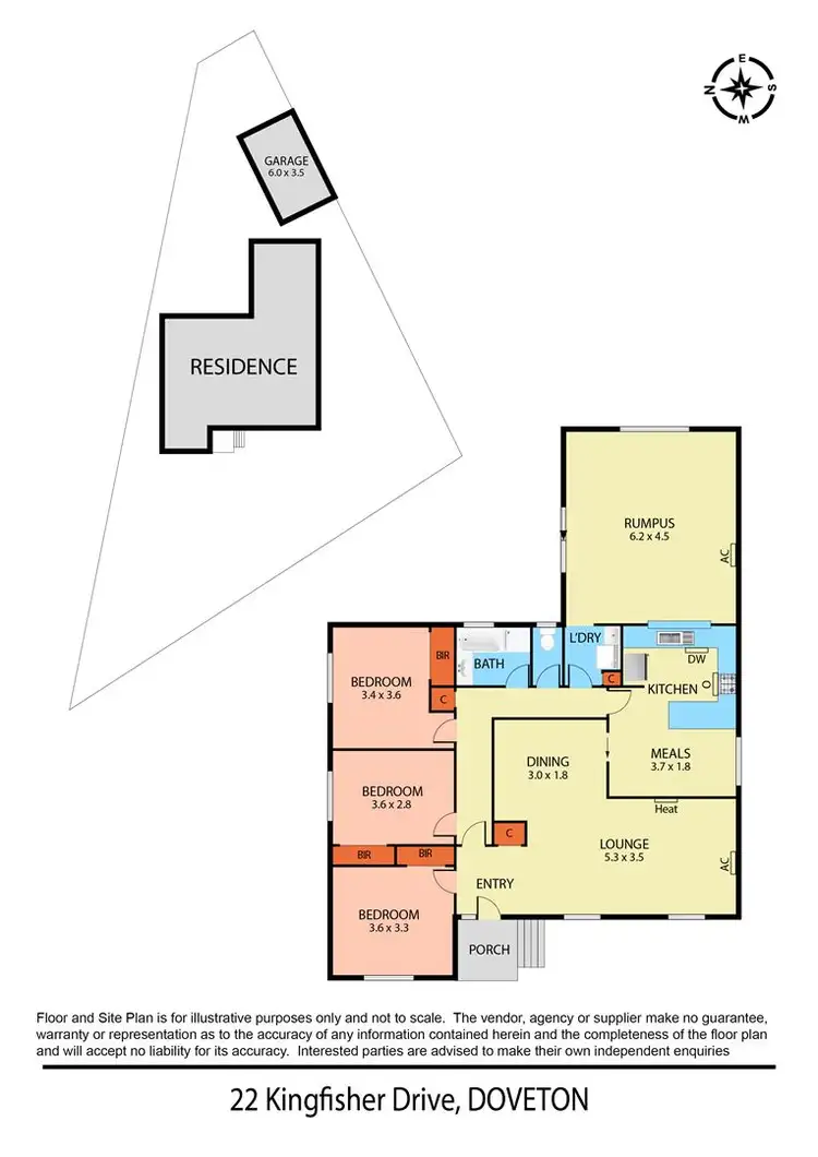 Floorplan of Homely house listing, 22 Kingfisher Drive, Doveton VIC 3177