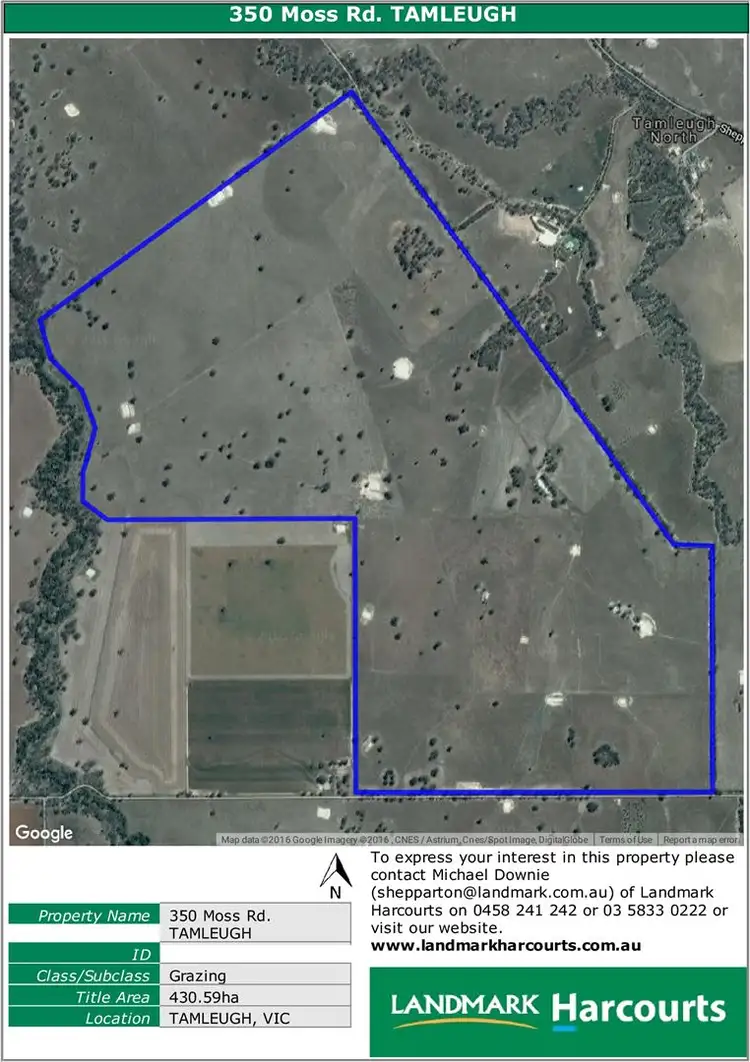Floorplan of Homely rural property listing, 350 Moss Road, Tamleugh VIC 3669