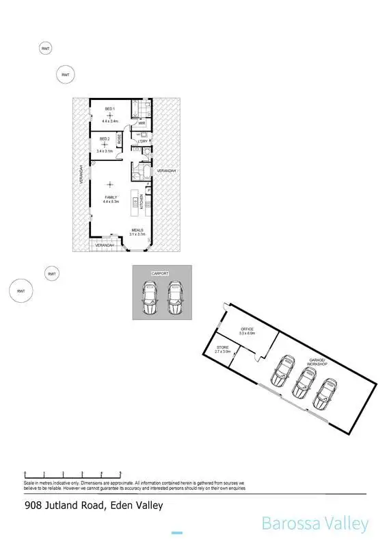 Floorplan of Homely rural property listing, 908 Jutland Road, Eden Valley SA 5235
