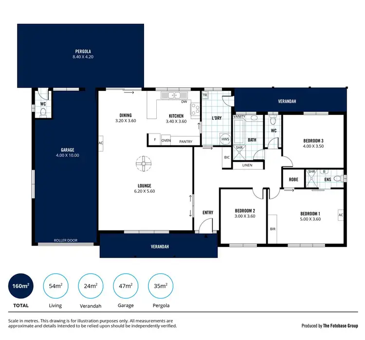 Floorplan of Homely house listing, 86 Wattle Drive, Mccracken SA 5211