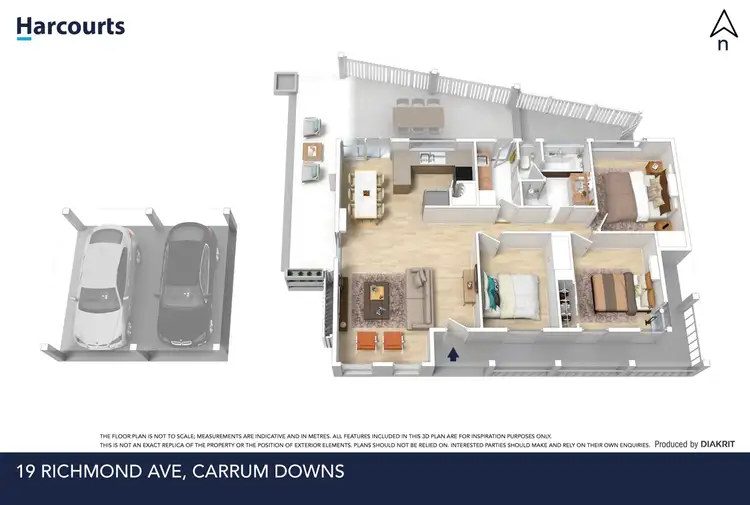 Floorplan of Homely house listing, 19 Richmond Avenue, Carrum Downs VIC 3201
