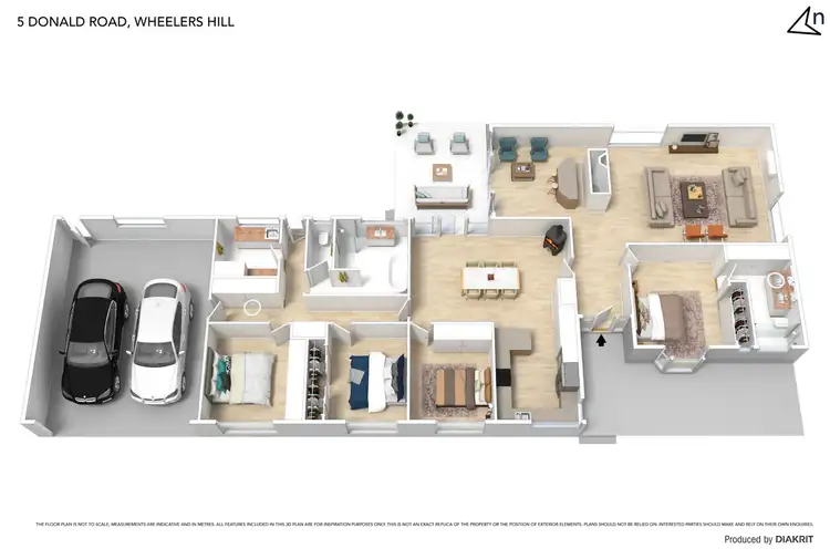 Floorplan of Homely house listing, 5 Donald Road, Wheelers Hill VIC 3150