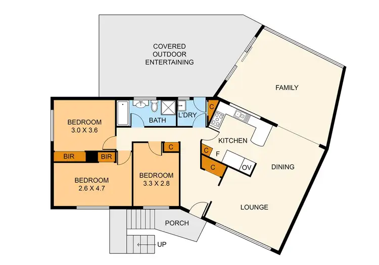 Floorplan of Homely house listing, 22 Frederick Street, Ferntree Gully VIC 3156