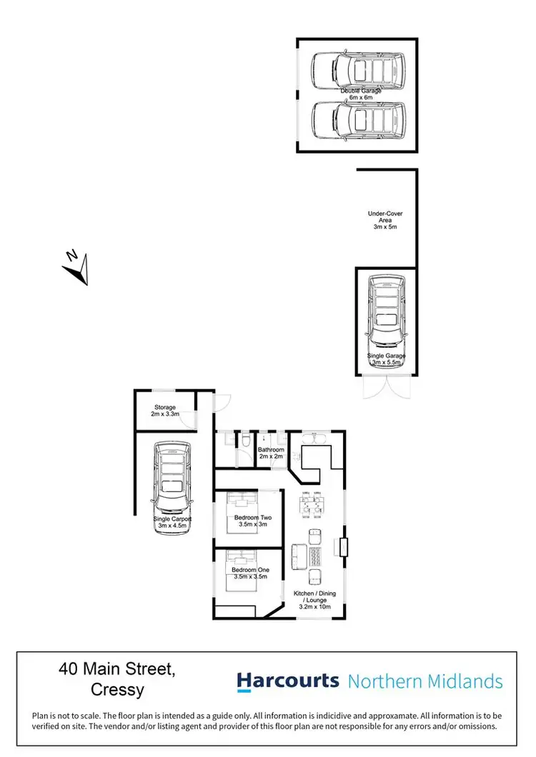 Floorplan of Homely house listing, 40 Main Street, Cressy TAS 7302