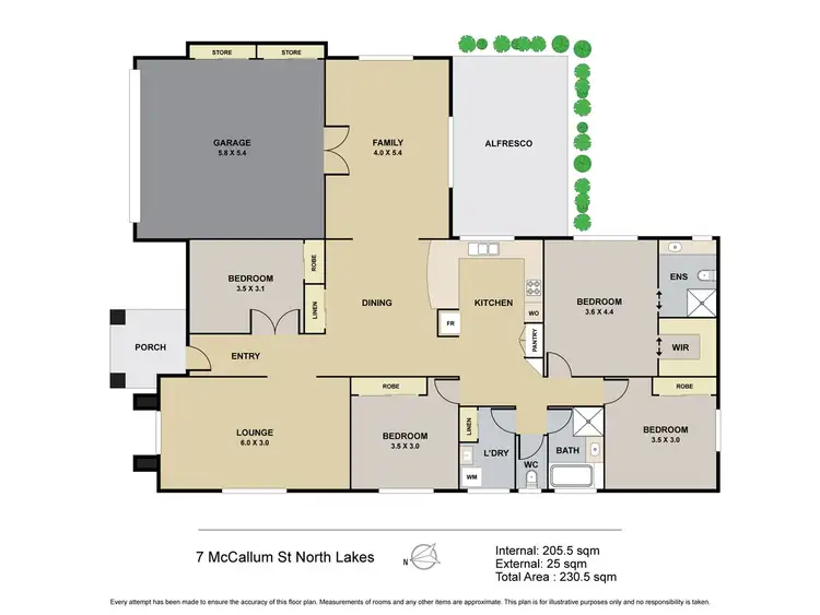 Floorplan of Homely house listing, 7 McCallum Street, North Lakes QLD 4509