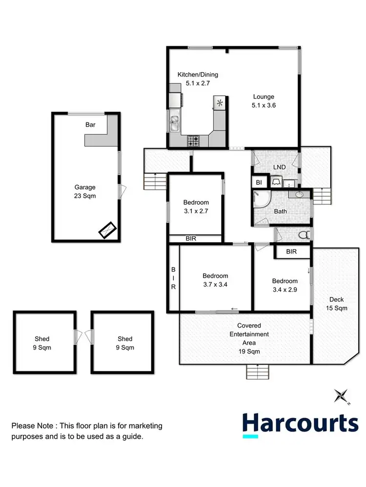 Floorplan of Homely house listing, 14 Mayland Court, Rokeby TAS 7019
