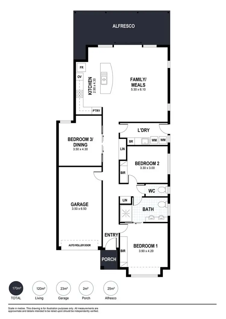 Floorplan of Homely retirement listing, 16/71 Vesta Drive, Hindmarsh Island SA 5214