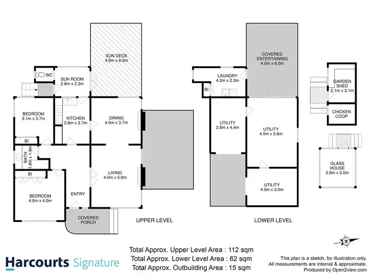 Floorplan of Homely house listing, 64 Oldham Avenue, New Town TAS 7008