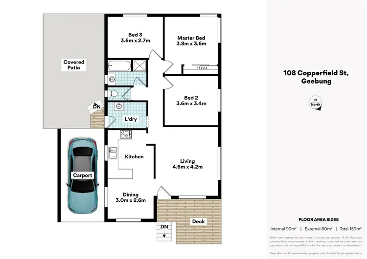 Floorplan of Homely house listing, 108 Copperfield St, Geebung QLD 4034