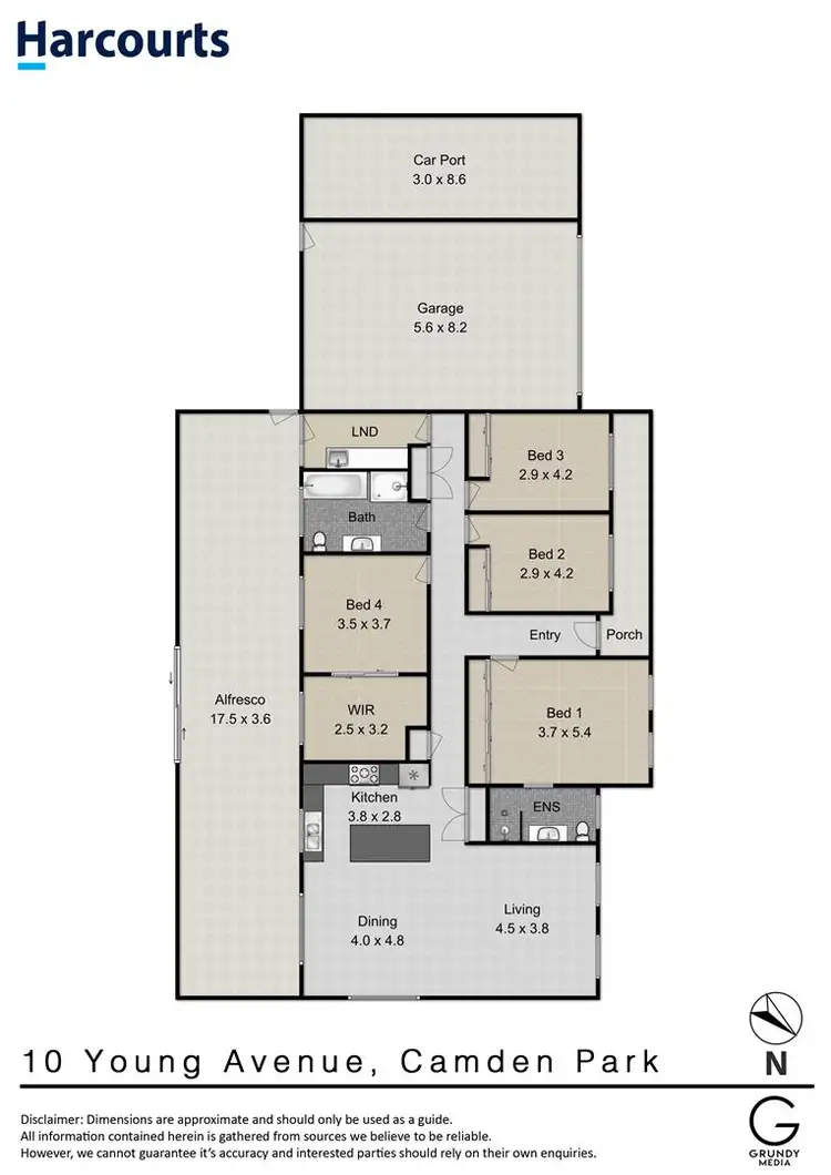 Floorplan of Homely house listing, 10 Young Avenue, Camden Park NSW 2570