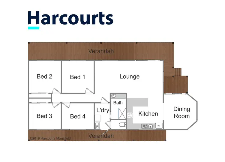 Floorplan of Homely house listing, 32 The Avenue, Jamieson VIC 3723