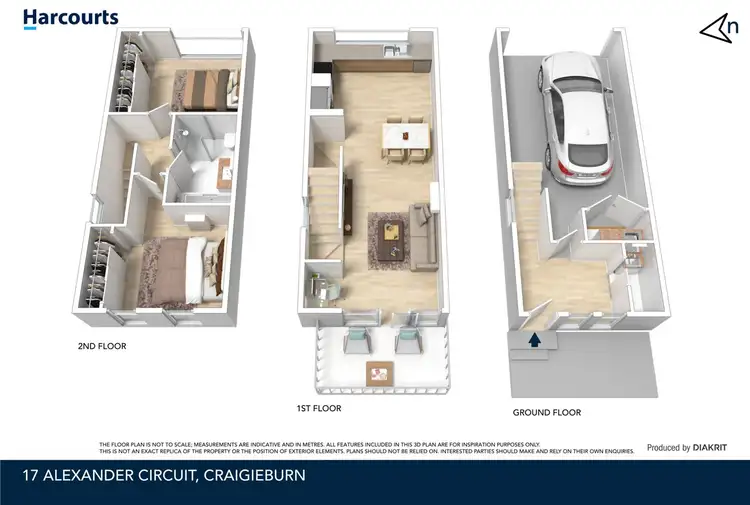 Floorplan of Homely townhouse listing, 17 Alexander Circuit, Craigieburn VIC 3064
