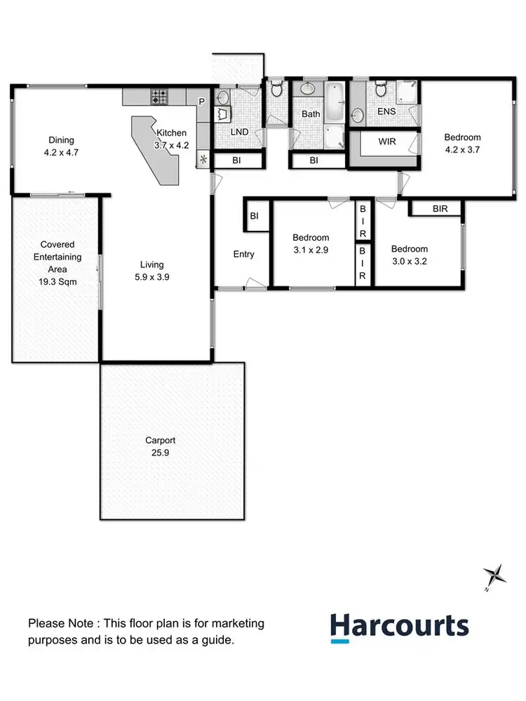 Floorplan of Homely house listing, 5 Garvery Court, Sorell TAS 7172