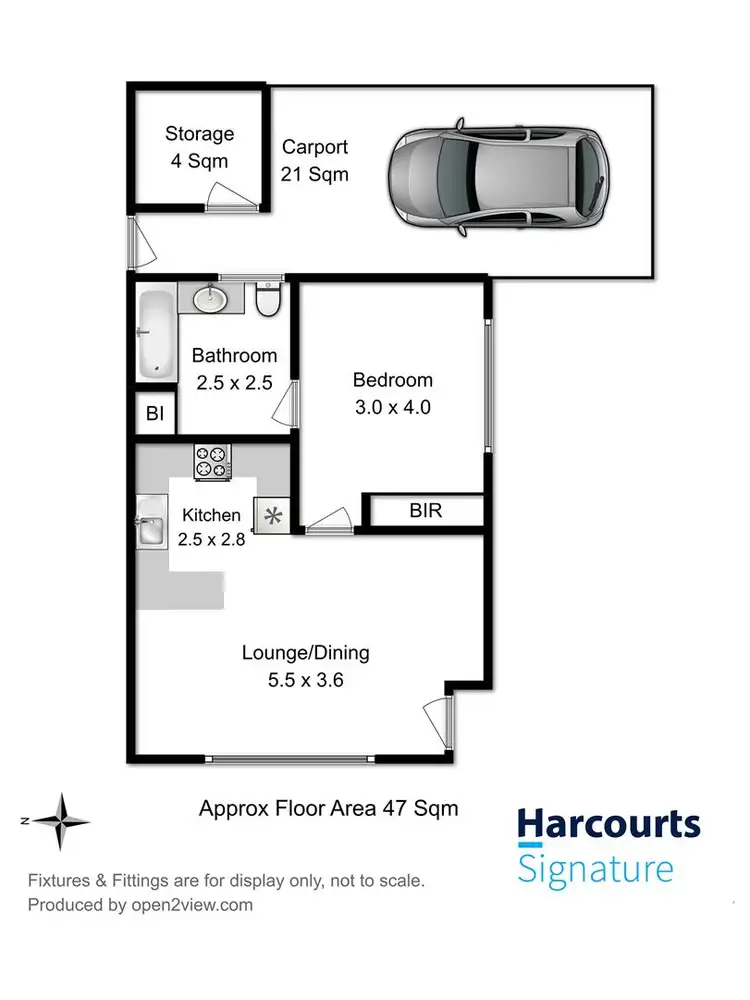 Floorplan of Homely unit listing, 2/21 Berega Street, Howrah TAS 7018