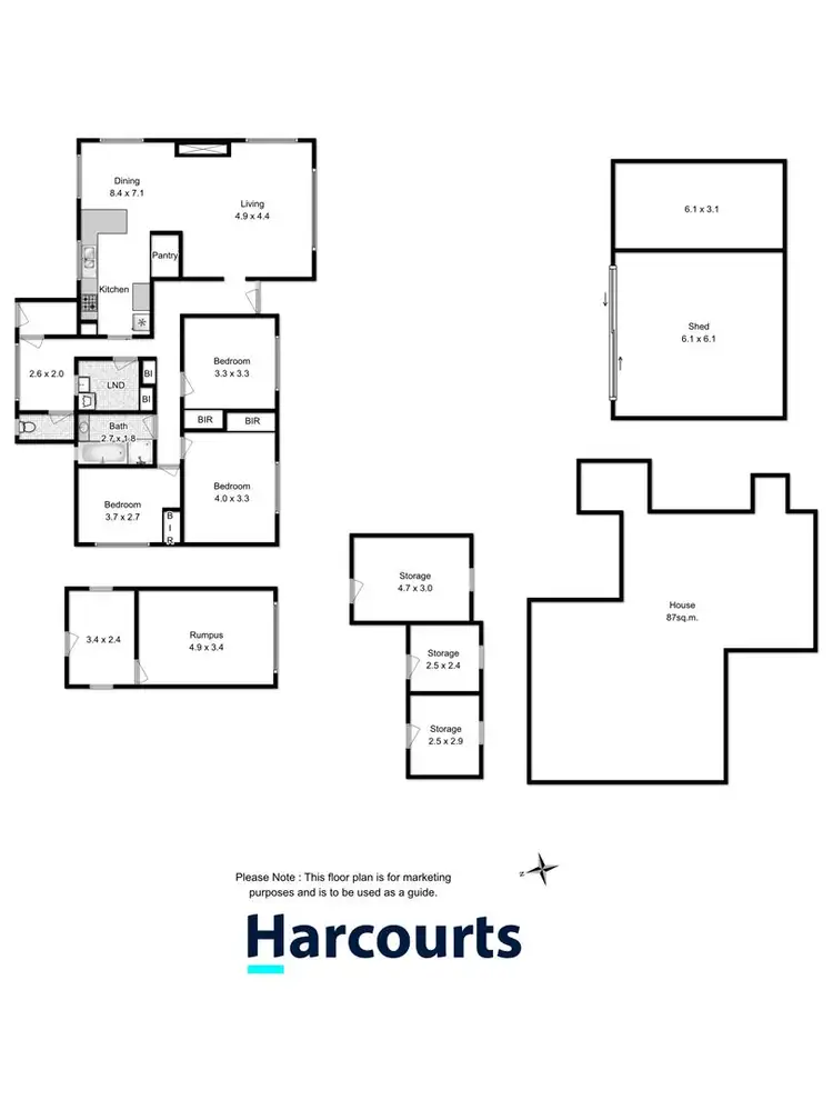 Floorplan of Homely house listing, 652 Cutting Grass Road, Levendale TAS 7120