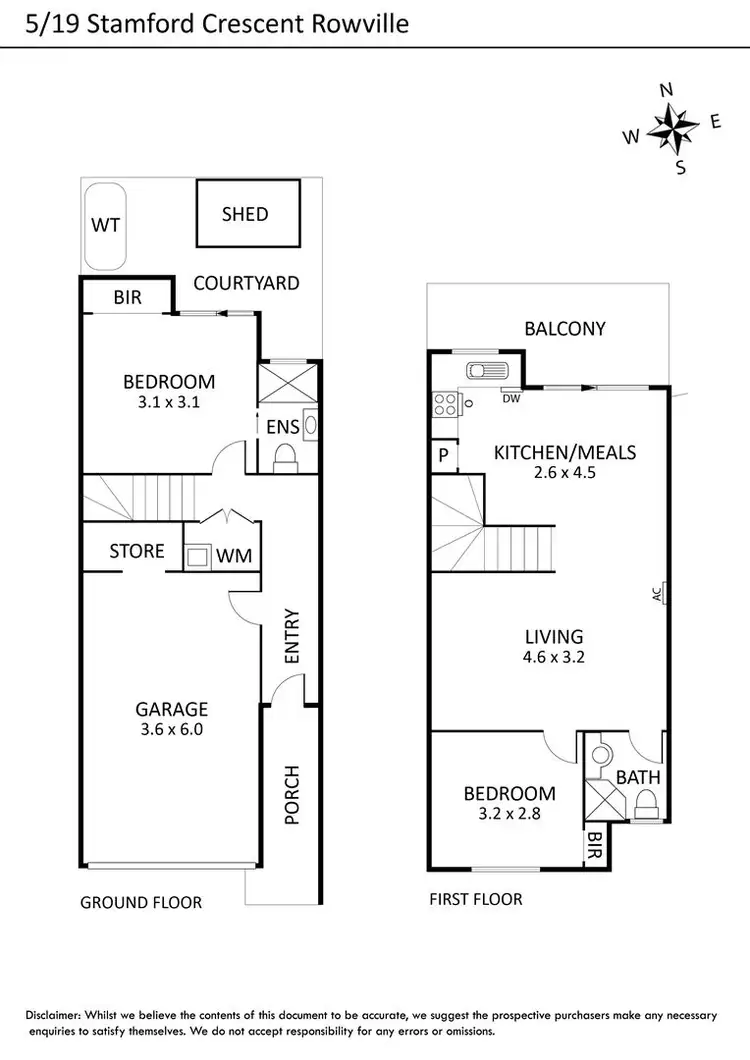 Floorplan of Homely house listing, 5/19 Stamford Crescent, Rowville VIC 3178