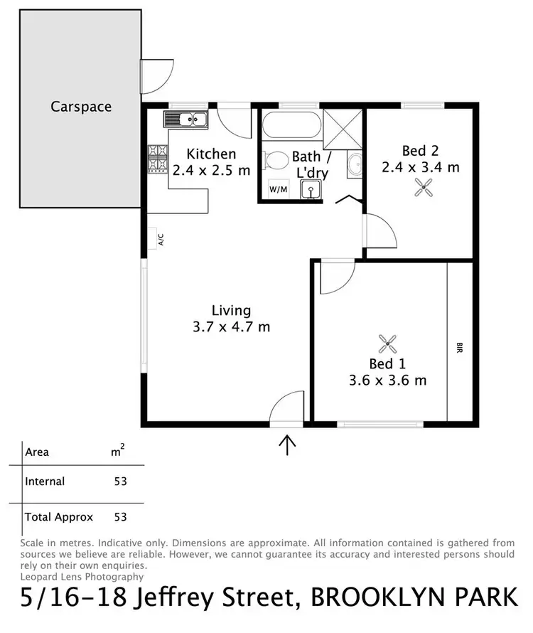Floorplan of Homely block of units listing, 5/16-18 Jeffrey Street, Brooklyn Park SA 5032