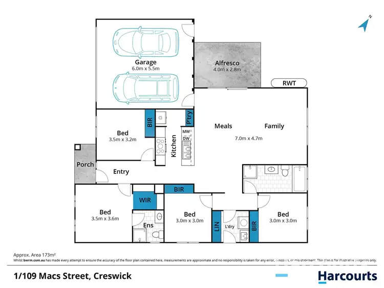 Floorplan of Homely house listing, 1/109 Macs Street, Creswick VIC 3363