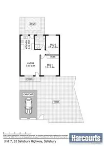 Floorplan of Homely unit listing, 7/32 Salisbury Highway, Salisbury SA