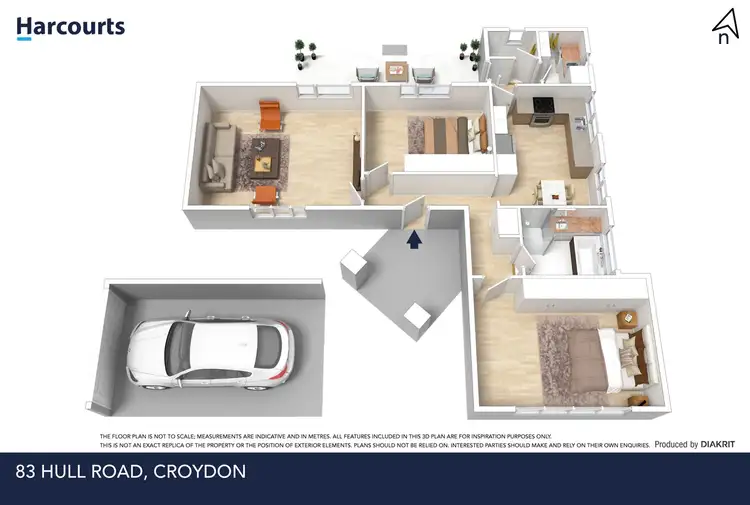 Floorplan of Homely house listing, 83 Hull Road, Croydon VIC 3136